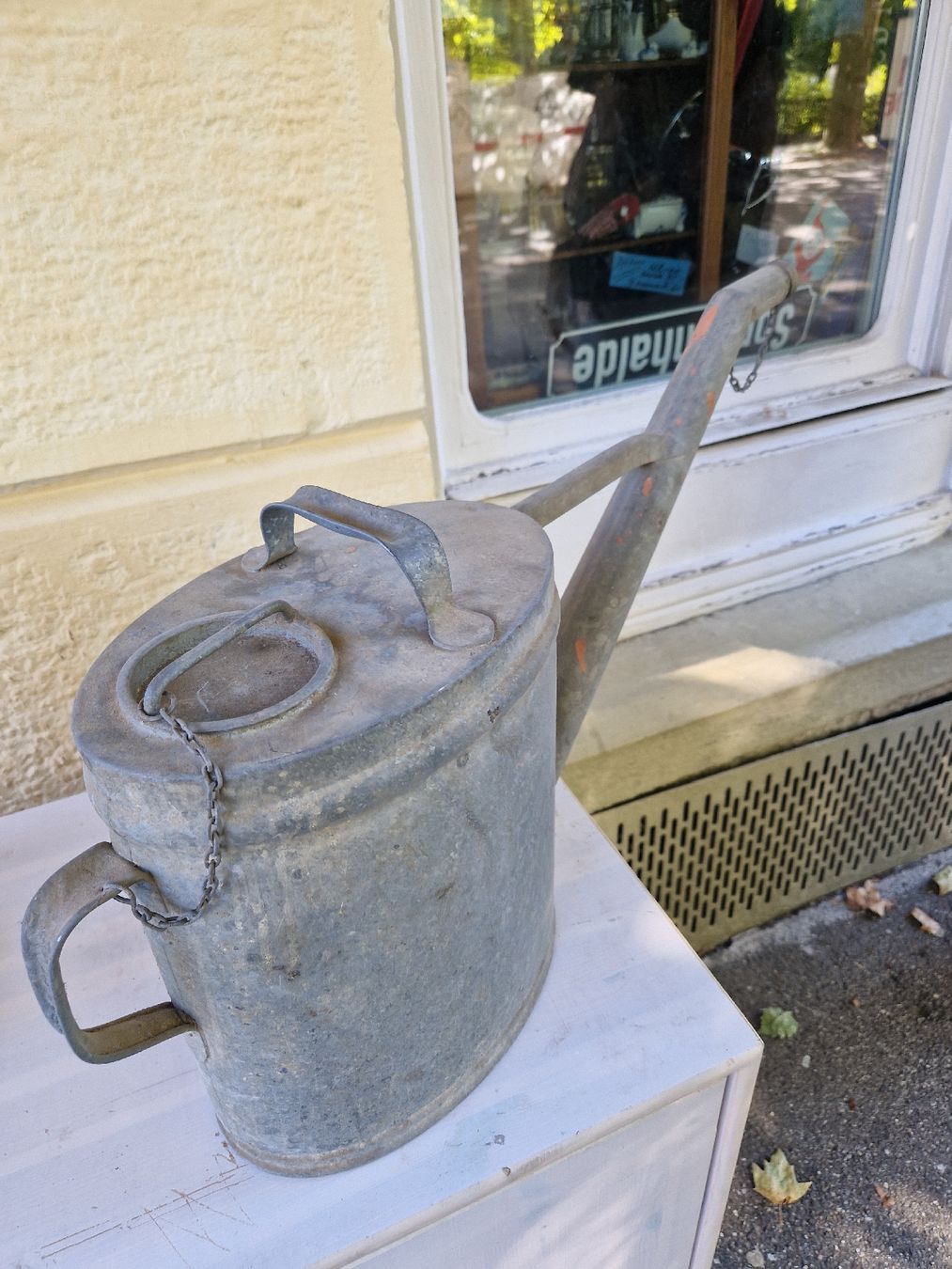 Bewässern & Giessen: Vintage Giesskanne aus Metall – Gebraucht aus Mörigen von Clio111 2