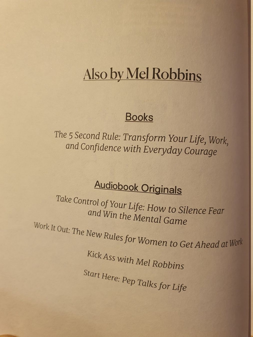Livres: The High 5 Habit - Take control with one simple habit - Mel – D'occasion à Zürich par loosebone 4