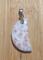 Thomsonit /Pink Larimar Anhänger an Metallöse C