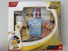 🇬🇧 Pokémon Poster Collection 30 anni set nuovo originale