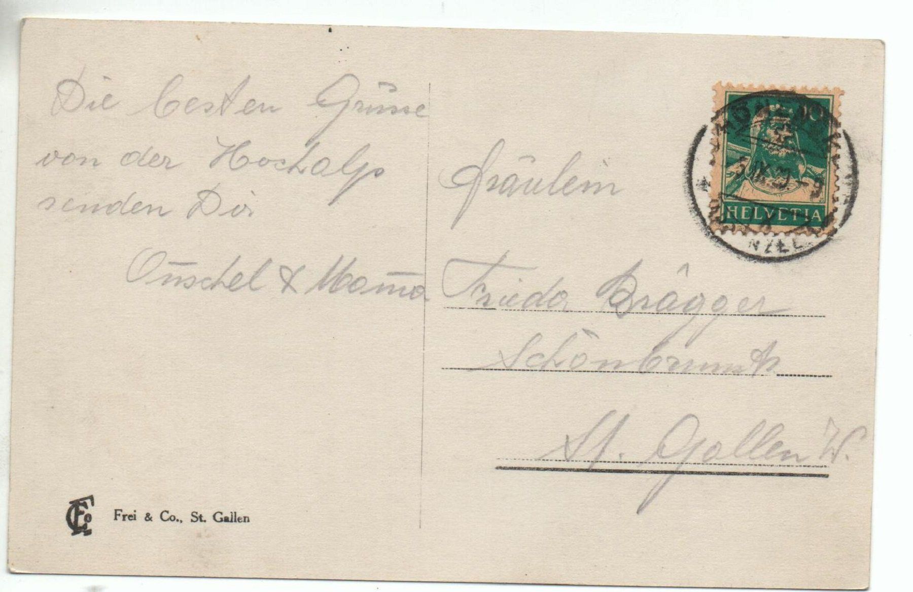 Cartoline postali: URNÄSCH Hochalp – Usato da Jona venduto da philajona 1