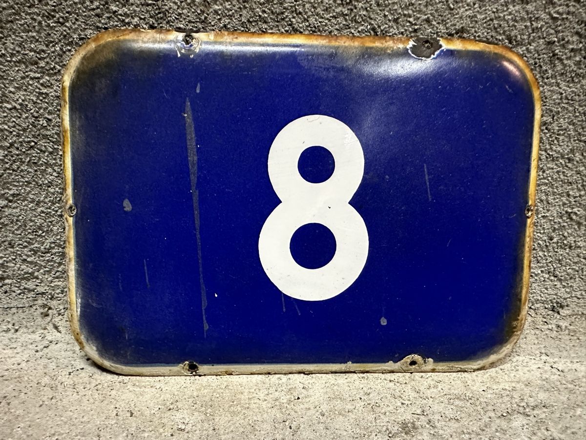 Insegne: Hausnummer 8 – Usato da Reinach AG venduto da rares75