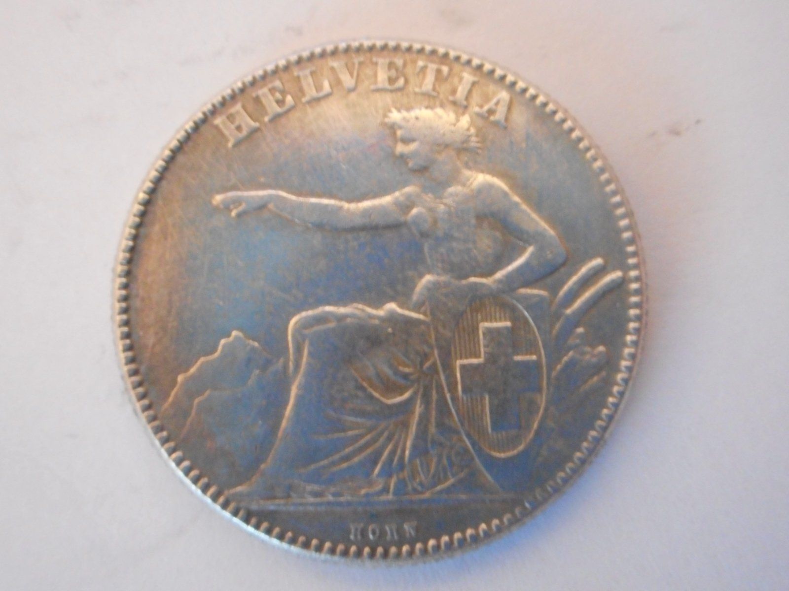 Tutti le monete: 2 Fr. 1860 silber  vorz – Usato da Kriegstetten venduto da pizlad2010 1