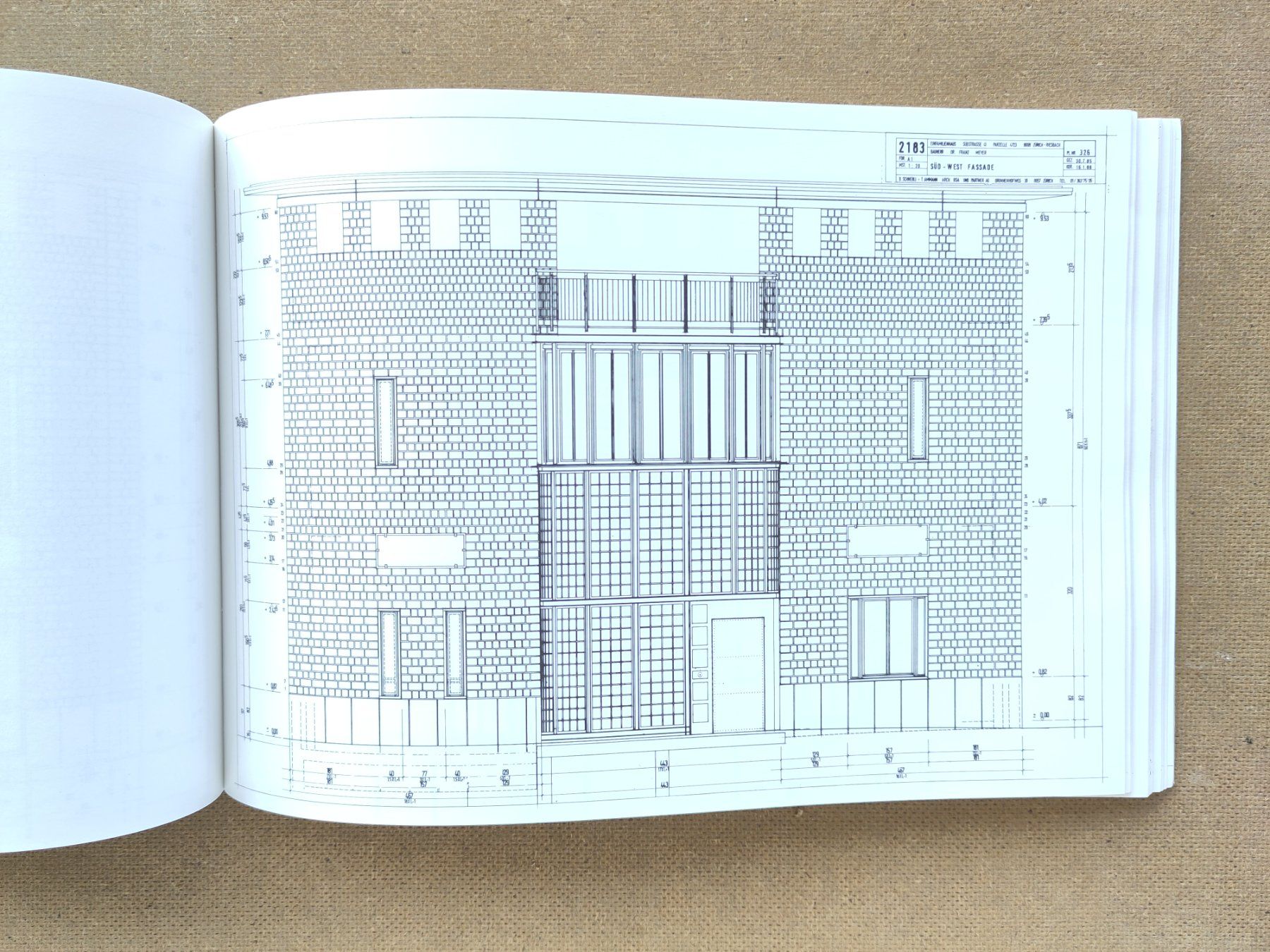 Libri: Architekten Schnebli & Ammann  VILLA MEYER Planbuch 1995 – Usato da Pfäffikon ZH venduto da rabali 7