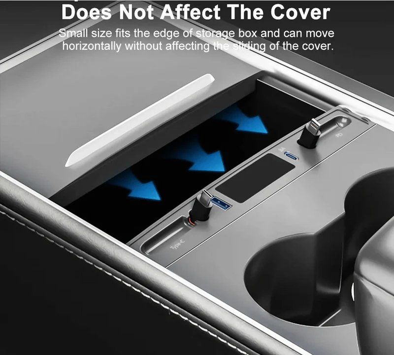 Docking station: USB Docking-Station Tesla Model 3/Y Facelift 2021/2024 – Nuovo e nell'imballaggio originale da Dietikon venduto da e-car-shop.schweiz 2