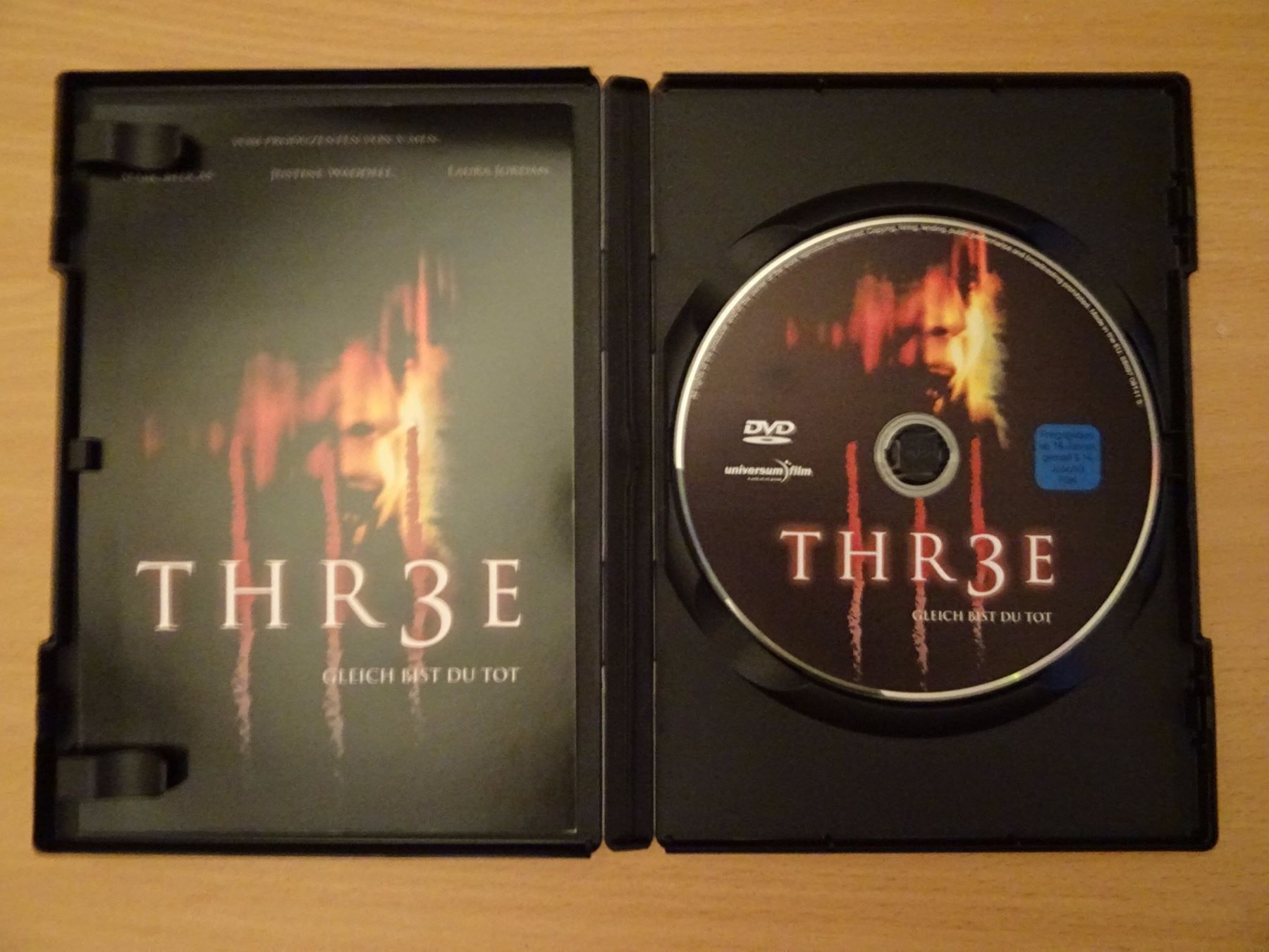 Tutti i DVDs: Thr3e - Gleich bist Du tot – Usato da Erstfeld venduto da Mario_boe0 1