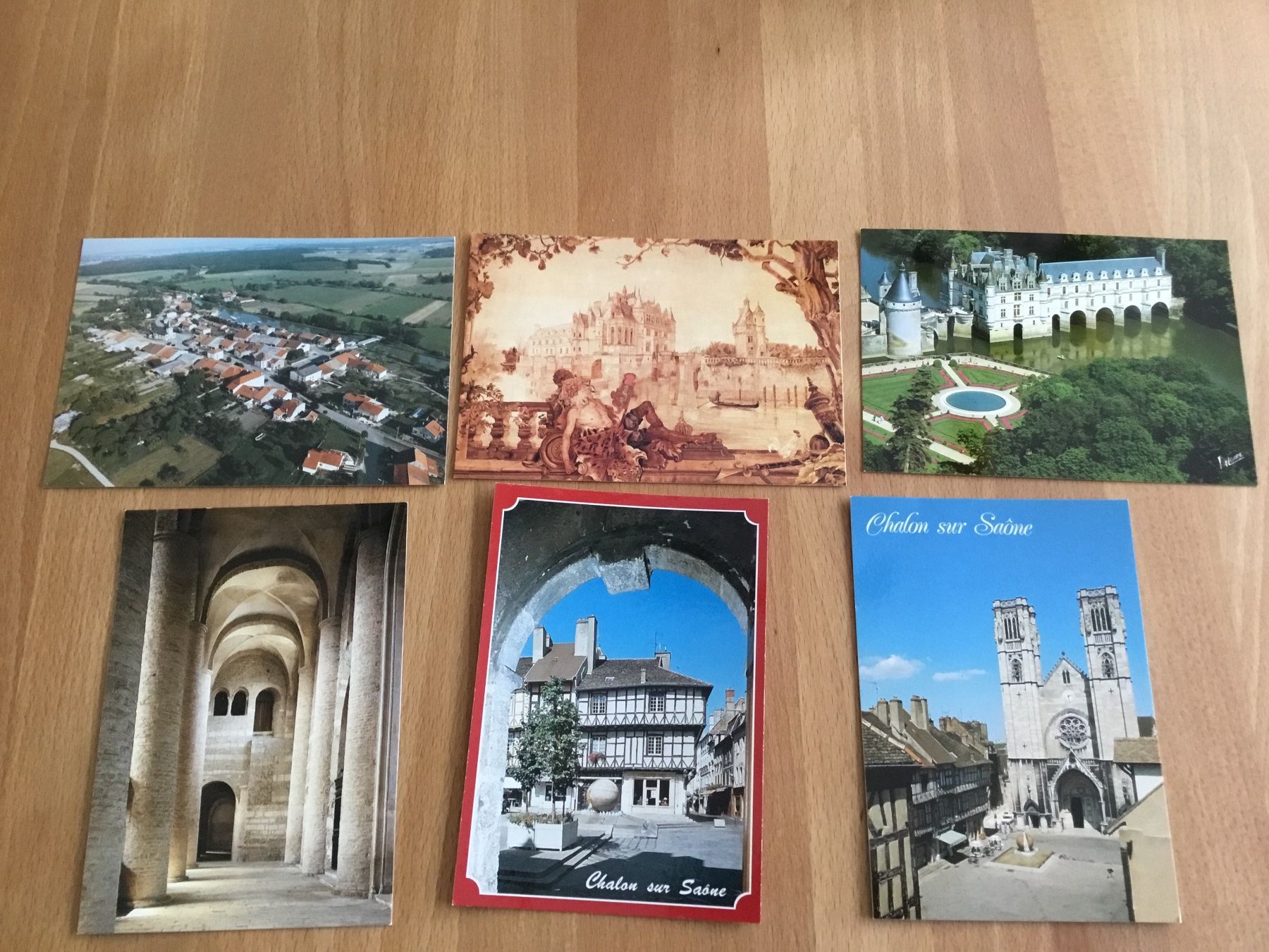 Cartoline postali: 6 antike Postkarten aus Frankreich – Difettoso da Kerzers venduto da Georges3210
