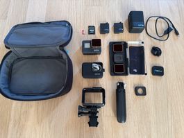 GoPro HERO7 Black | ND-Filter - Komplettset mit viel Zubehör