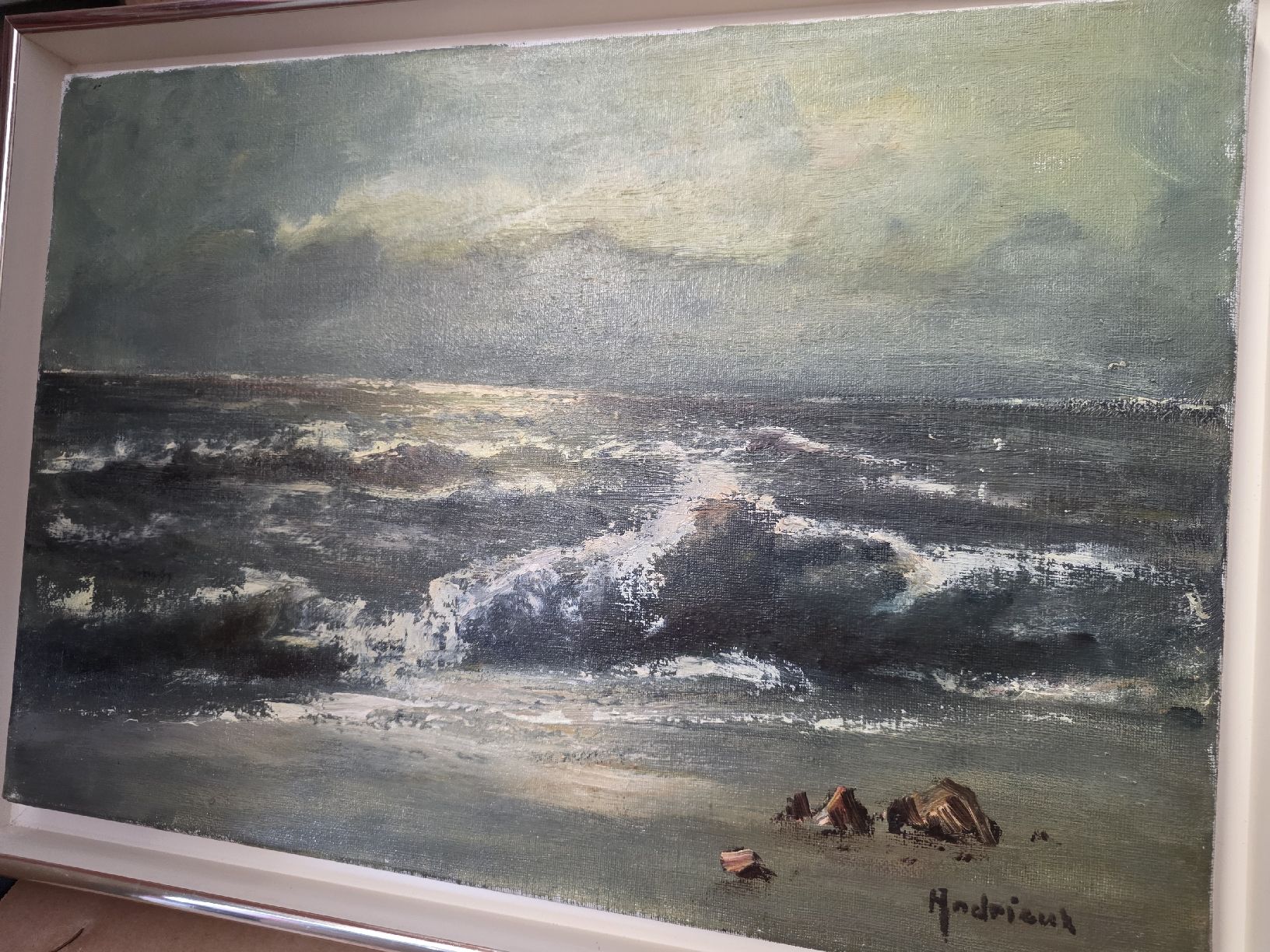 Dipinti: Ölgemälde Andrieux 56cm x 39cm – Usato da Kriens venduto da Clevero 1
