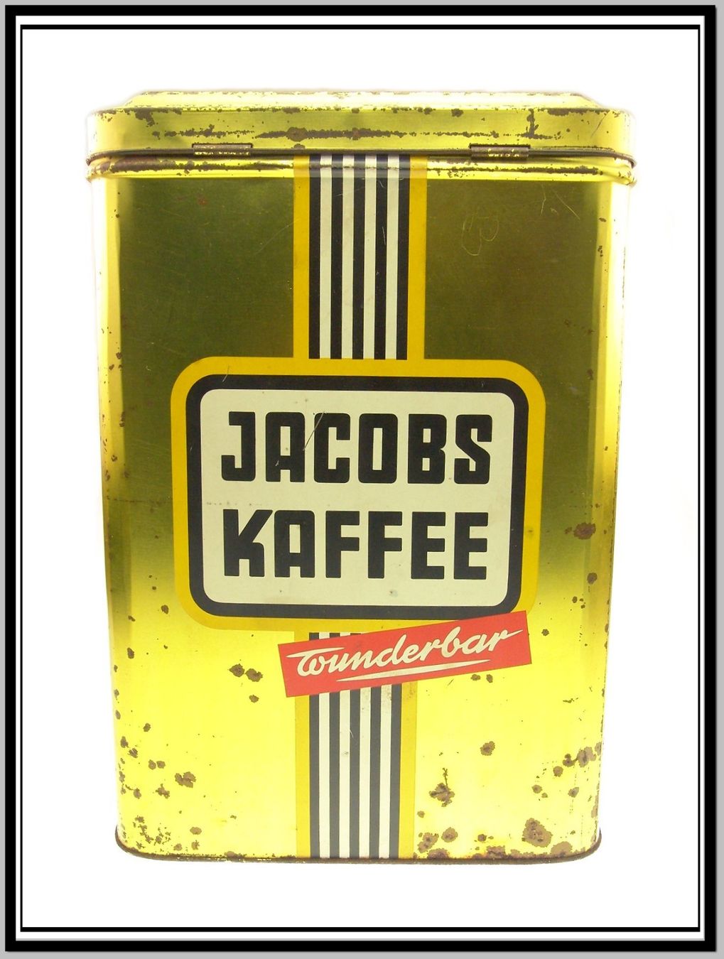 Dosen: Tante Emma Laden Jacobs Kaffee Büchse / Blechdose mit Deckel – Gebraucht aus Langenthal von Antik_Huesli