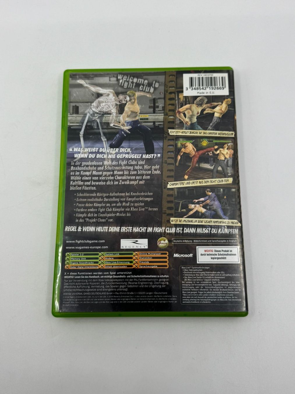Giochi: Fight Club (XBOX) – Usato da Herisau venduto da Seyashop1 2