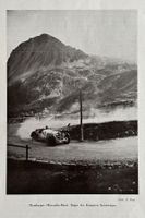 3 x Bernina-Rennen, Automobil Woche 1929 St. Moritz, Druck