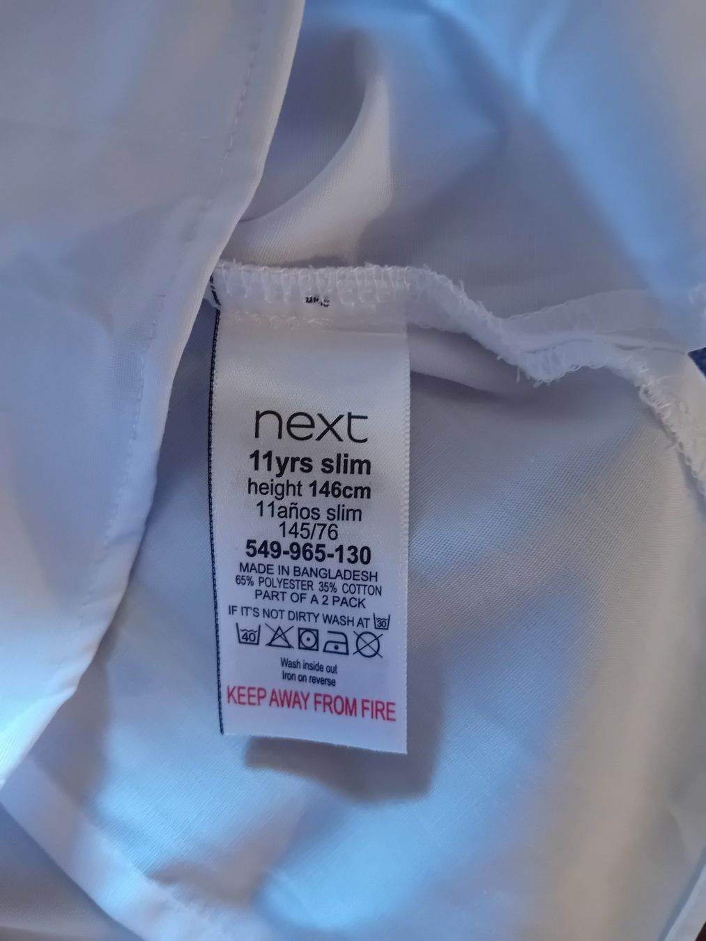 Next Camicette, T-shirt & Top: Weisse Bluse Gr. 146 – Nuovo e nell'imballaggio originale da Auw venduto da luszur 2