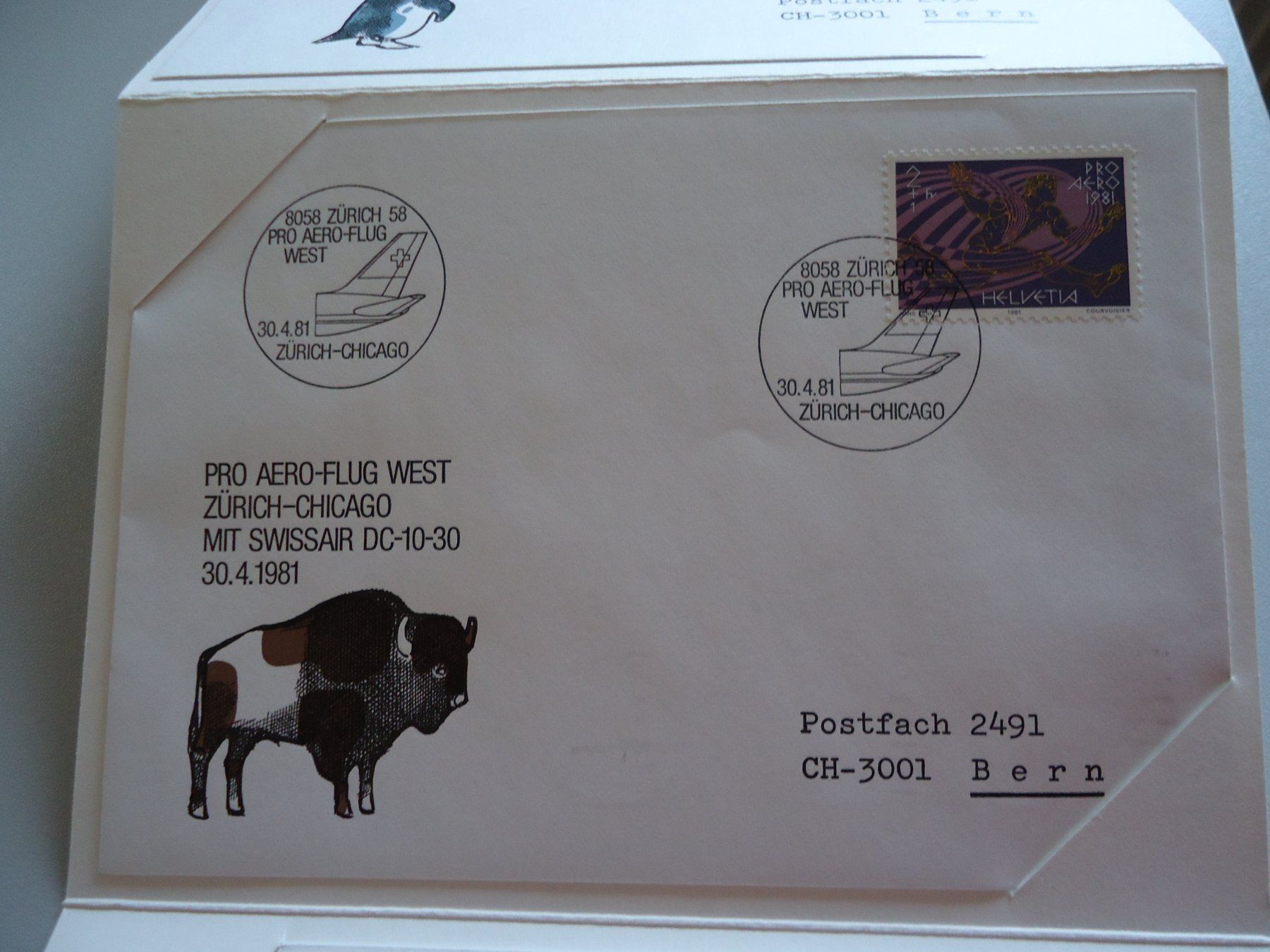 Tutti i francobolli: Luftpost Pro Aero Flüge 1981 – Nuovo (secondo la descrizione) da Belp venduto da Hefabe 6