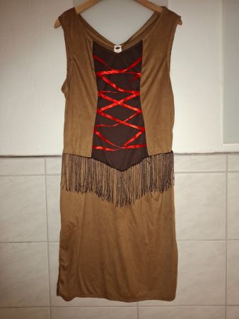 Fasnachtskostüm Damen "Cowgirl", braun, 2Tlg., Gr. L