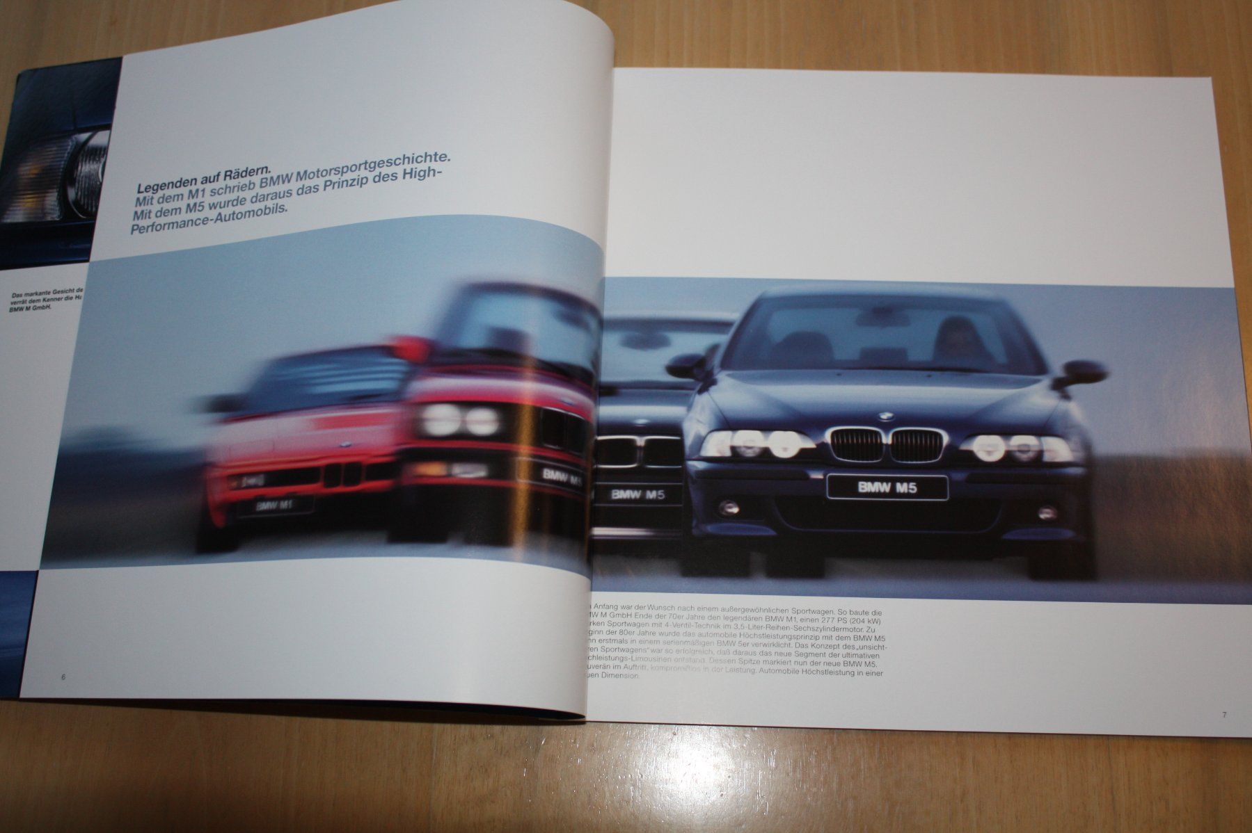 BMW Documenti: BMW M5 E 39 Prestige Prospekt 1998 – Usato da Wikon venduto da erwin400 2