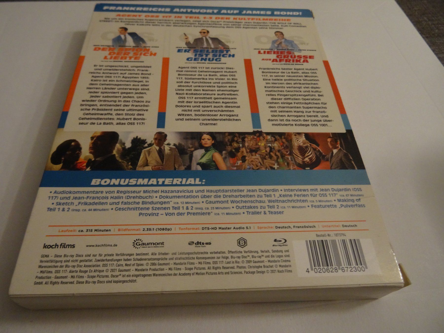 Alle DVDs: OSS 117 Die Trilogie Blu-ray – Gebraucht aus Olten von Disc-Verkauf 1