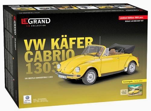 Baukästen: VW Käfer 1303 Cabrio Bausatz im Massstab 1:8 – Neu und originalverpackt aus Erlenbach im Simmental von Model_box