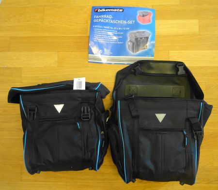 Velo Gepäckträgertaschen Set - Bikemate - Neu