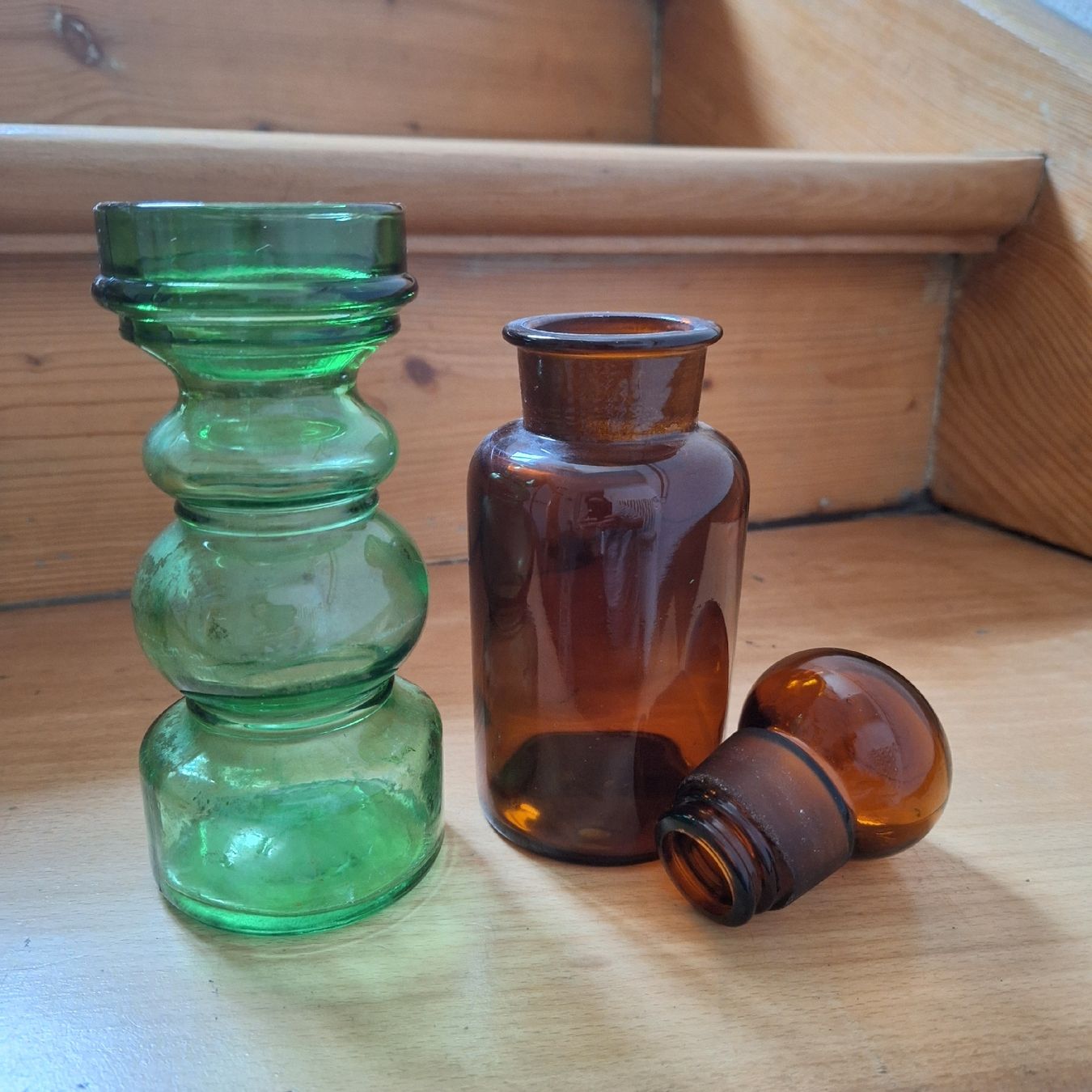 Vasi & Recipienti: Versand möglich! 2 schöne ältere Glasware, Vase, Dose – Usato da Winterthur venduto da Goldpipau 1