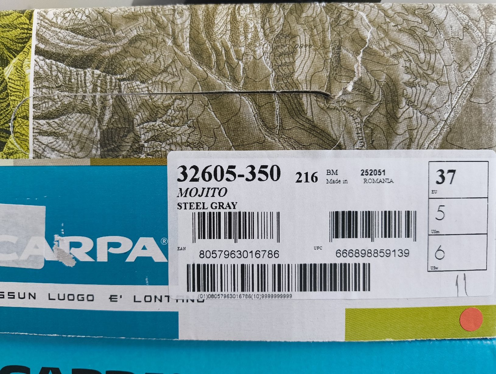 Scarpa Damenschuhe: Scarpa Mojito  Grösse 37 Stahl Grau mit Box – Neu und originalverpackt aus Uitikon Waldegg von PJLS1 5