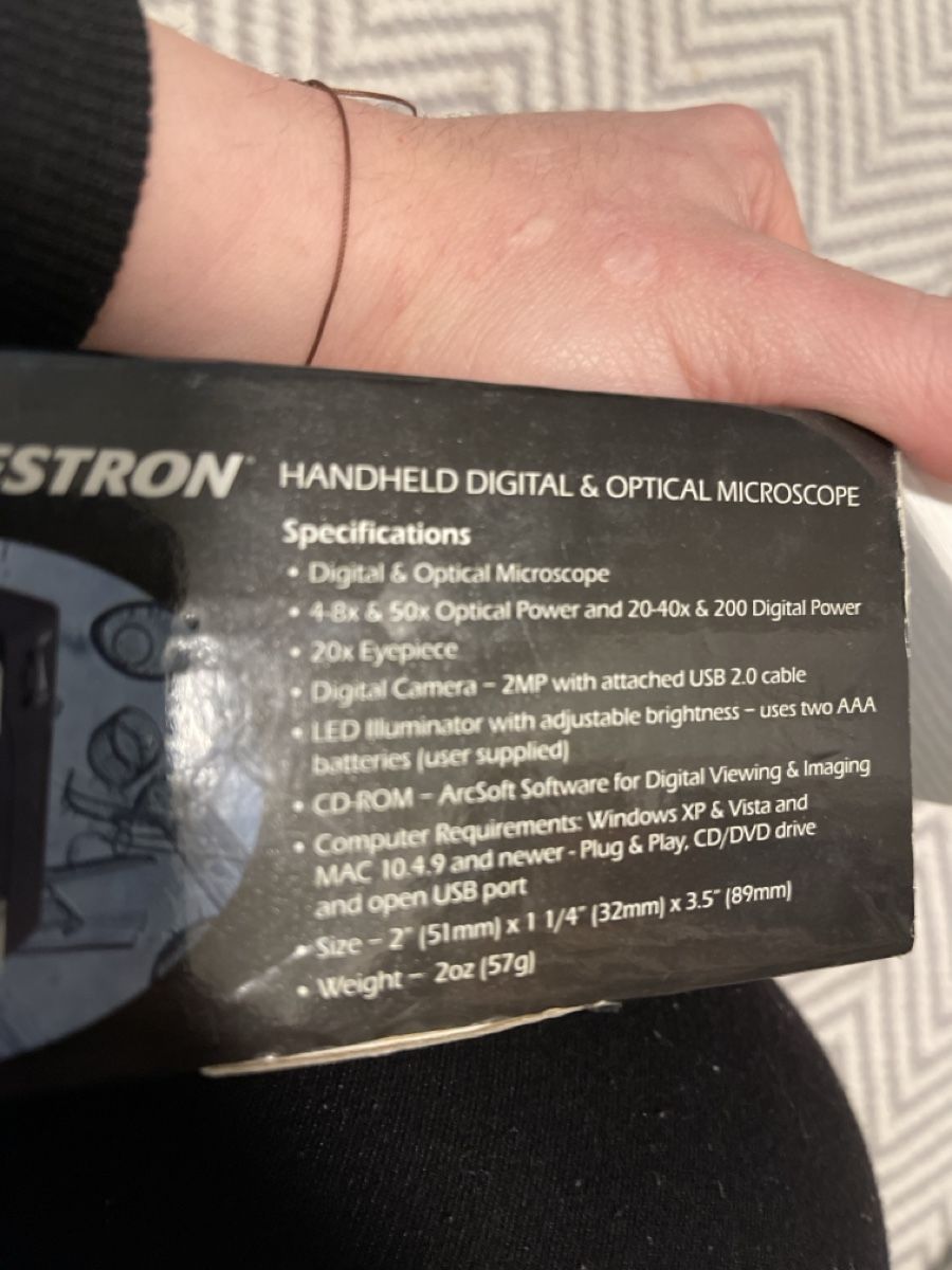 Celestron Mikroskopie: Celestron Handmikroskop Digital & Optisch – Gebraucht aus Zürich von Belisimo 4