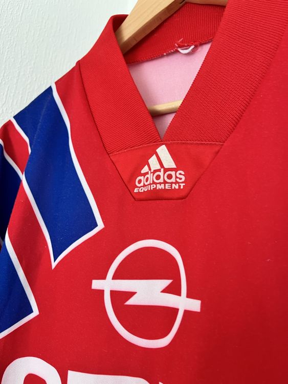 Vintage 90s Adidas Bayern Munich Opel Football Shirt M