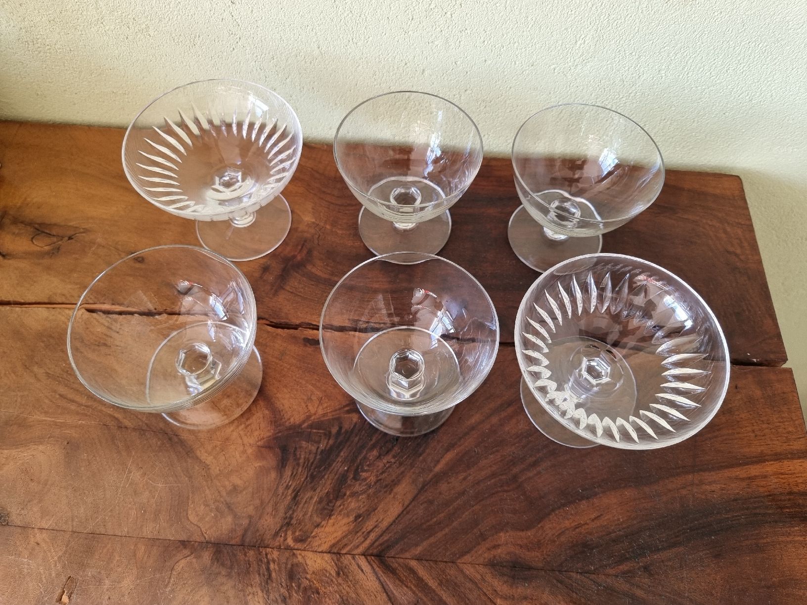 Gläser: 6 Vintage Champagner Gläser Dessertgläser – Gebraucht aus himmelried von bribuli 5