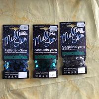 LOT PAILLETTEN-GARN NEU & ORIGINALVERPACKT