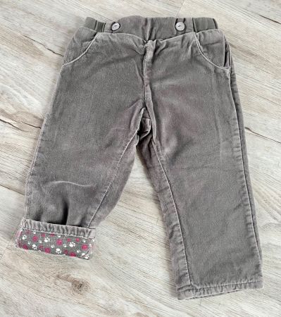 Gr 74 🩷 Thermohose Girl, gefütterte Samt Hose