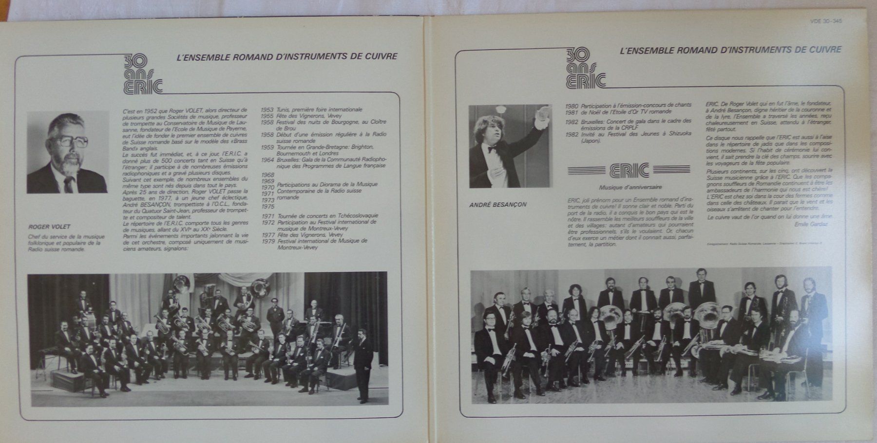 Dischi in vinile: L'ensemble Romand D'Instruments de Cuivre - 30 Ans – Usato da Genève venduto da CDLPBookS 2