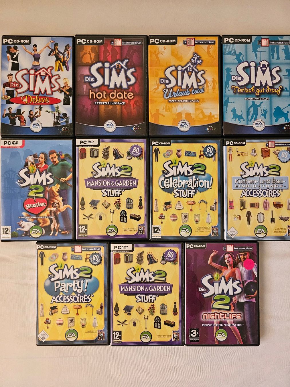 Spiele: Die Sims Spiele und Erweiterungen – Gebraucht aus Madetswil von