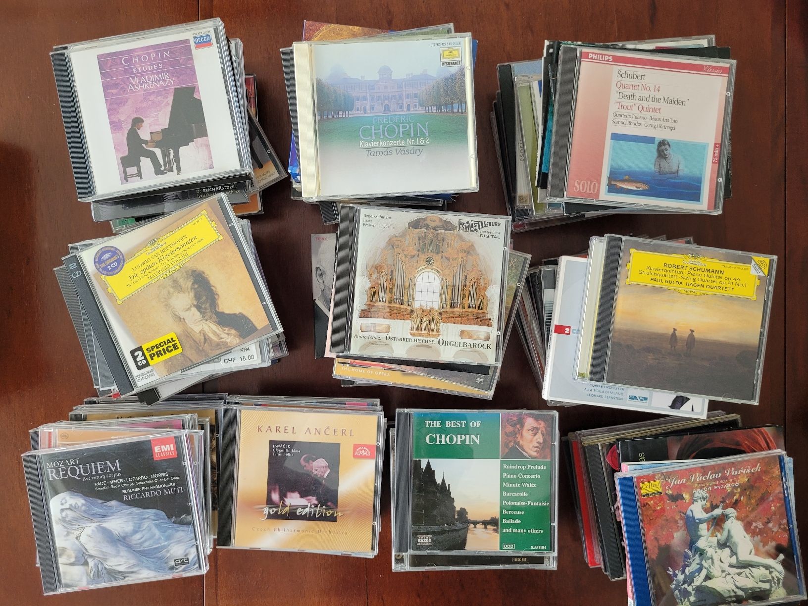 CD: Grosse CD-Sammlung Klassik: Chopin, Mozart & mehr! – Usato da Zofingen venduto da Silverymoon74
