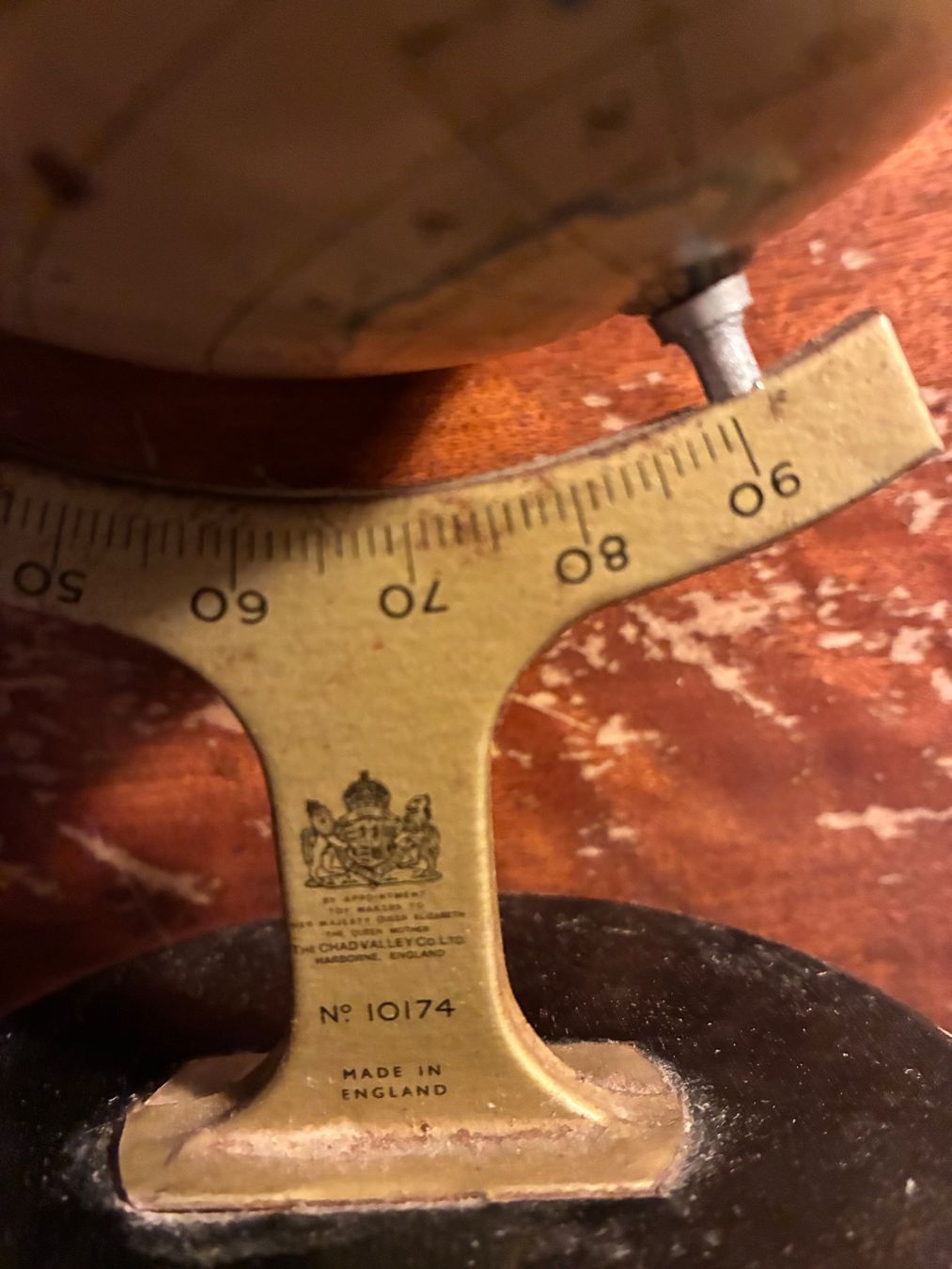 Altro in Decorazioni & Accessori: Mappemonde ancien anglais Chad – Usato da Paudex venduto da micinque 4