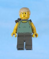 LEGO Minifigur Luke Skywalker (Dagobah, Sand Green Tank Top,