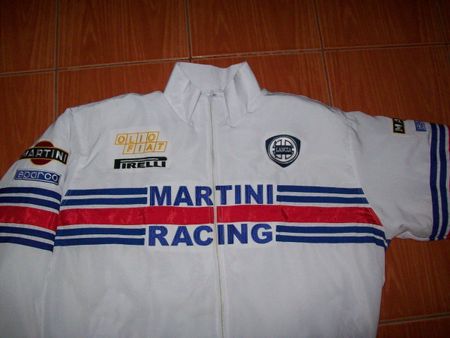 NEU LANCIA MARTINI RACING Fan Jacke weiß alle Größen/Modelle