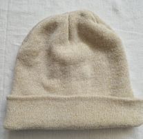 Terranova Mütze – beige & gold – One Size – Wollmischung