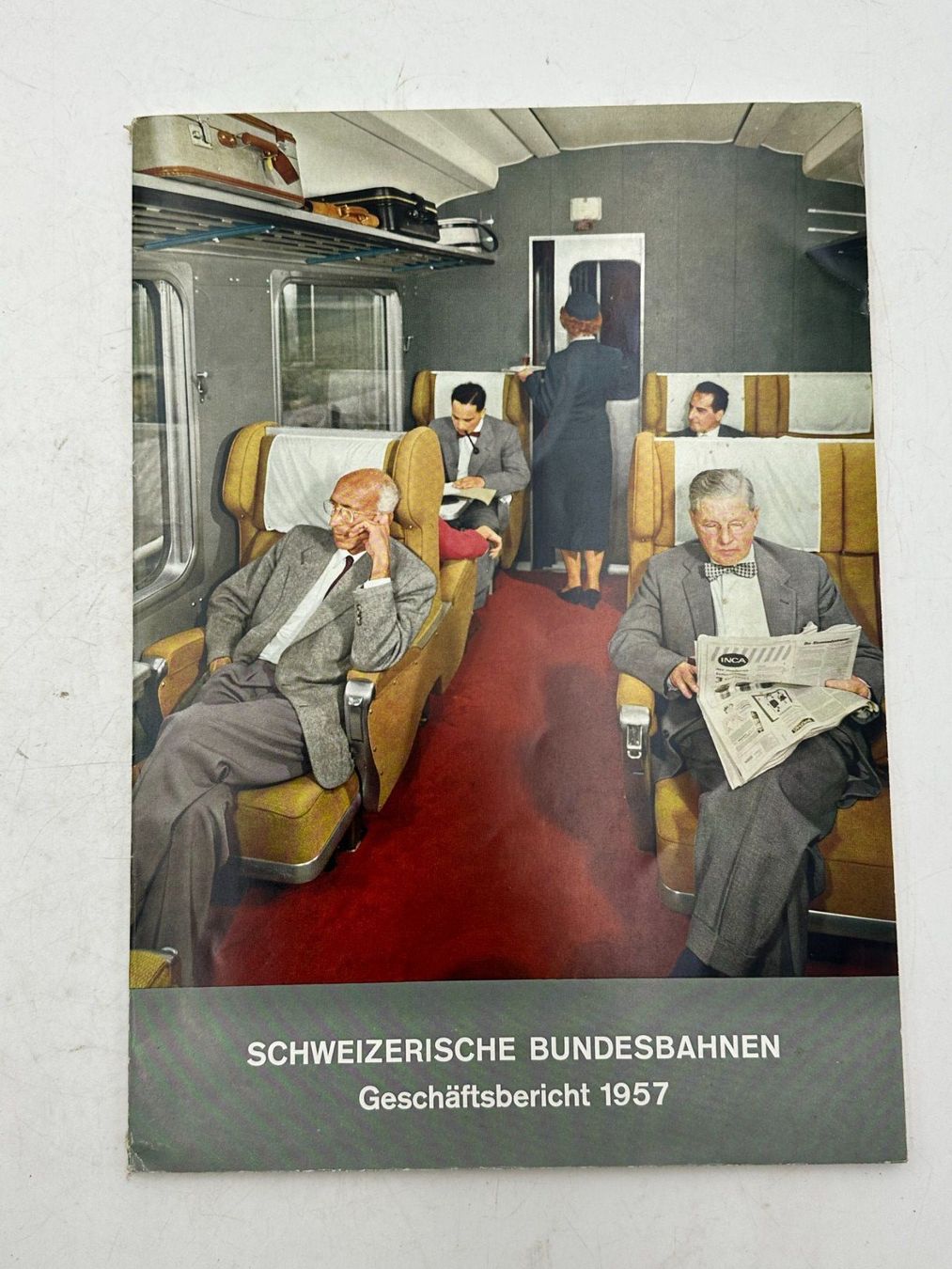 Zeitschriften & Magazine: SBB Geschäftsberichte 1954 & 1957 - Schweizer Bahngeschichte – Gebraucht aus Luzern von Lager6640 1