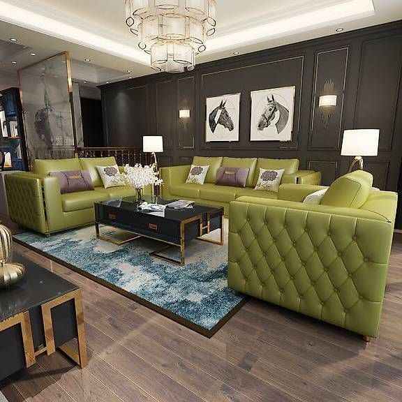 Sofas: Modern JVMOEBEL Leather Fabric Sofa 3-Seater Couch – Gebraucht aus Zug von jvmoebel-schweiz 3