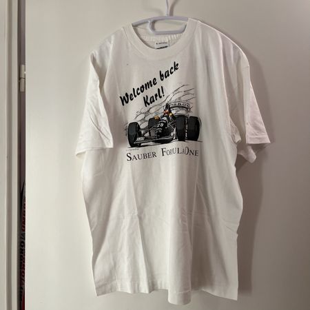 Sauber Formula 1 Tee Vintage Welcome Back Karl