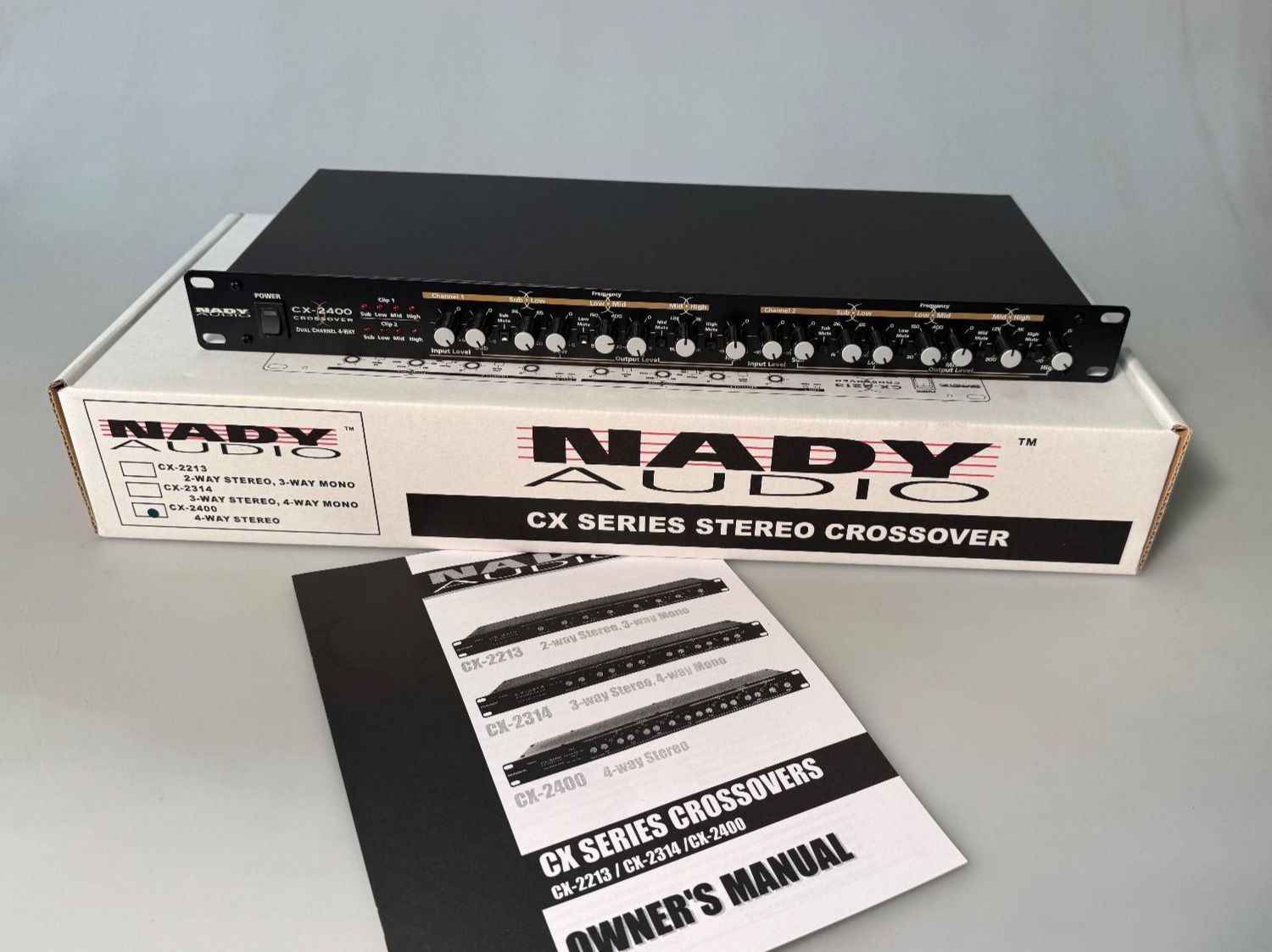 Equalizzatori: Crossover Stereo  4-Way CX-2400  NADY – Nuovo (secondo la descrizione) da Schaffhausen venduto da outlet-music