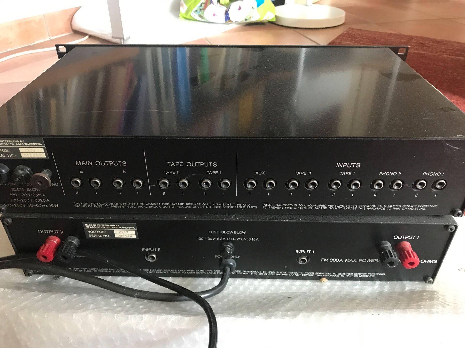 Verstärker: FM ACOUSTICS 300A Thermo Module Power+FM 240 Preamplifier – Gebraucht aus arogno von Nikhorn 1