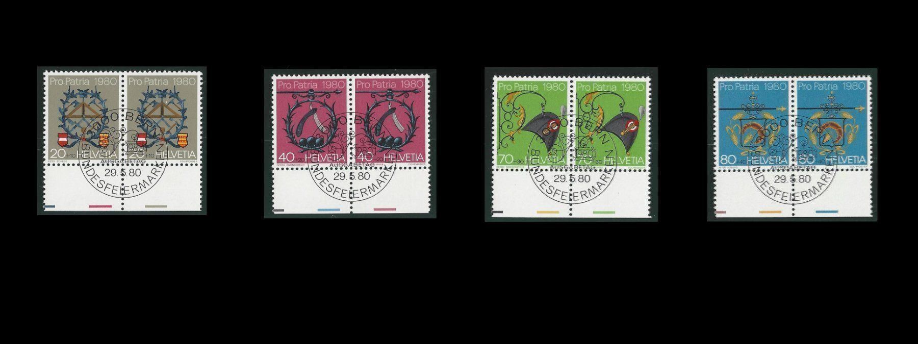 Tutti i francobolli: Pro Patria 1980, Ersttagsstempel – Usato da Baar venduto da W47