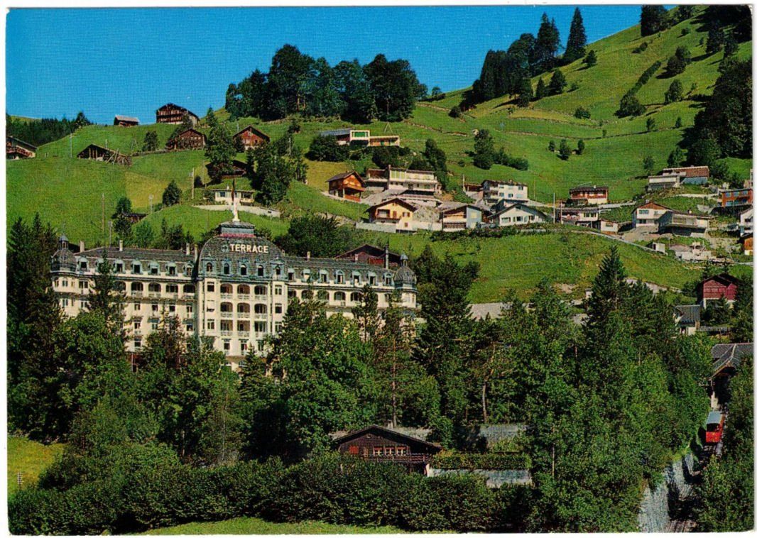 Ansichtskarten: Engelberg - Standseilbahn Hotel Terrace – Gebraucht aus Binningen von Mountainrider