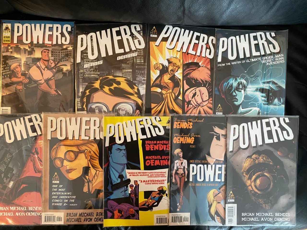 Fumetti: "Powers #1-10 Icon Marvel Bendis Oeming (ohne #6) – Usato da Schmiedrued venduto da swissgeeks01 1