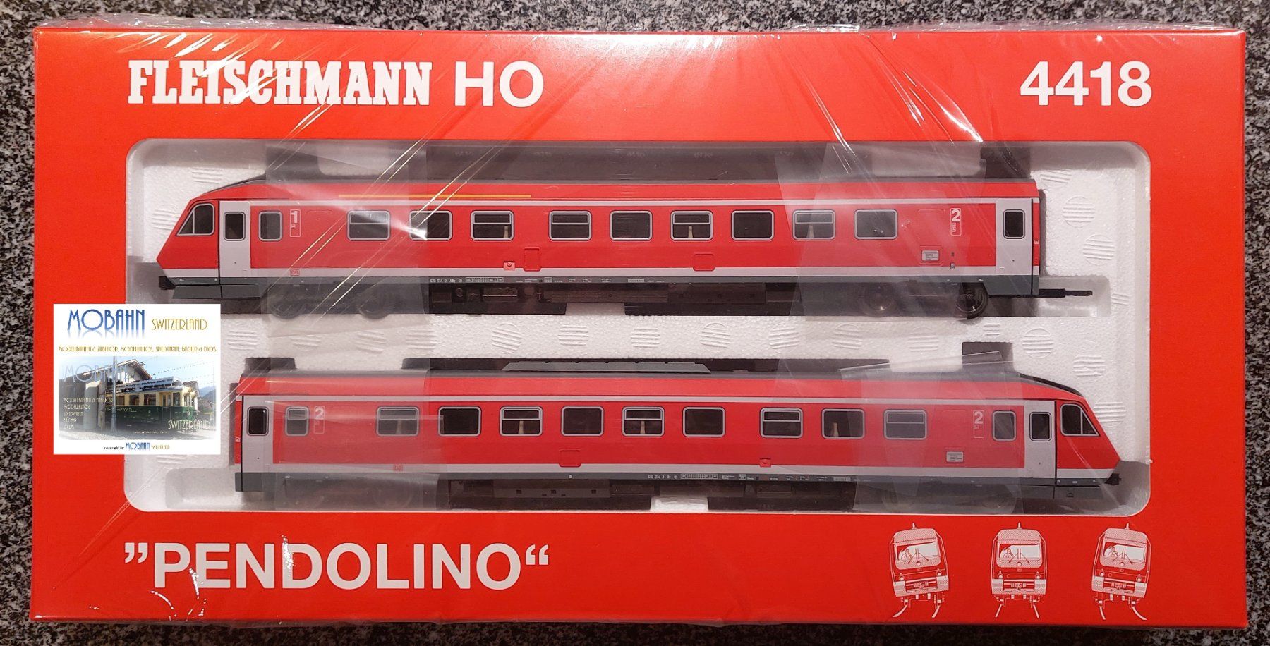 Fleischmann 4418 - Pendolino BR 610 DB verkehrsrot - Rarität (Neu ...