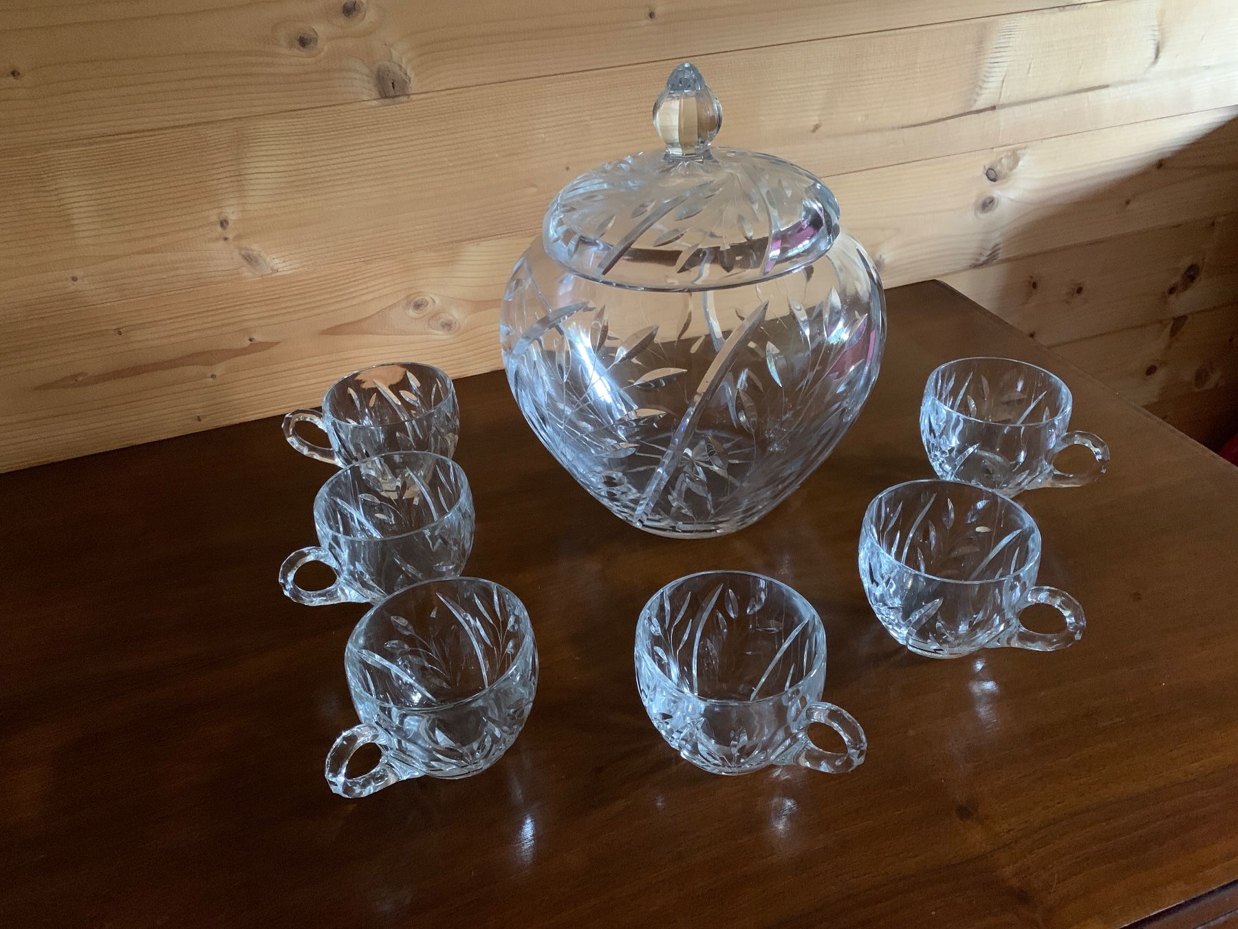 Bicchieri: Bowlenglas mit 5 Tassen Kristall – Usato da Malix venduto da Bigbonsay