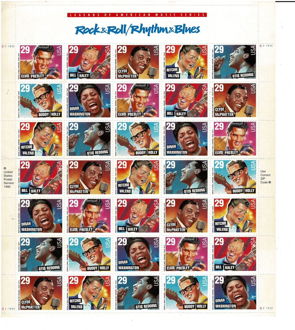 Tutti i francobolli: Rock & Roll Rhythm & Blues 1KB ** – Nuovo (secondo la descrizione) da Lausanne venduto da Whorvath