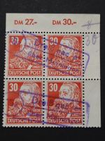 DDR Persönlichkeiten Mi-Nr. 35 va Xl 4 Block Geprüft 300 Fr+