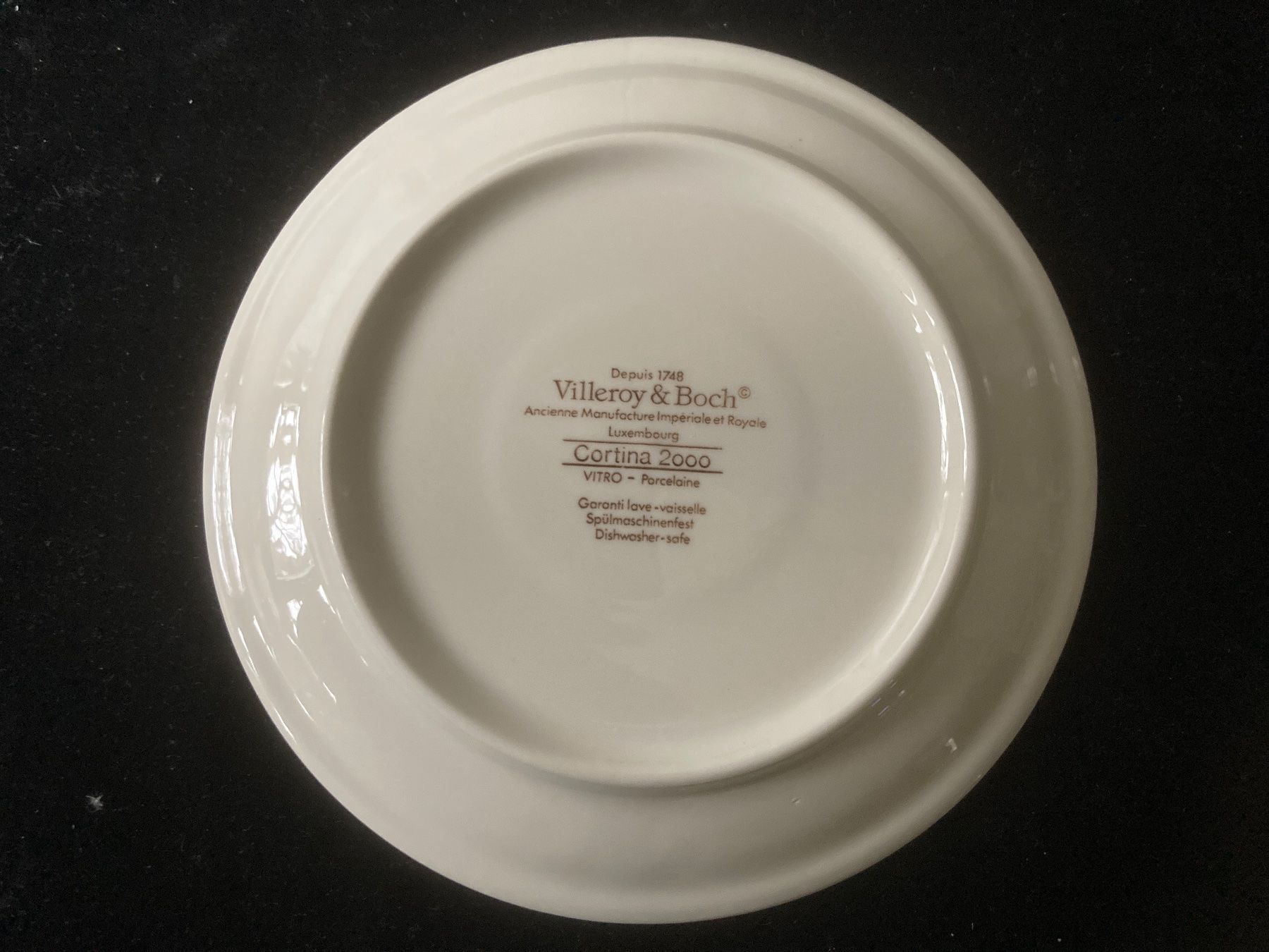 Villeroy & Boch Teller: Villeroy & Boch Unterteller – Gebraucht aus Zürich von Chaeffeler 2